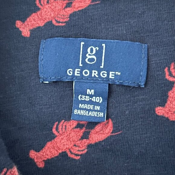 Lobster All Over Print Knit Button Down Shirt Size Medium Beach Ocean Vacation - Picture 6 of 12